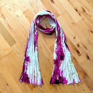 DIESEL floral print scarf - pink, white, yellow